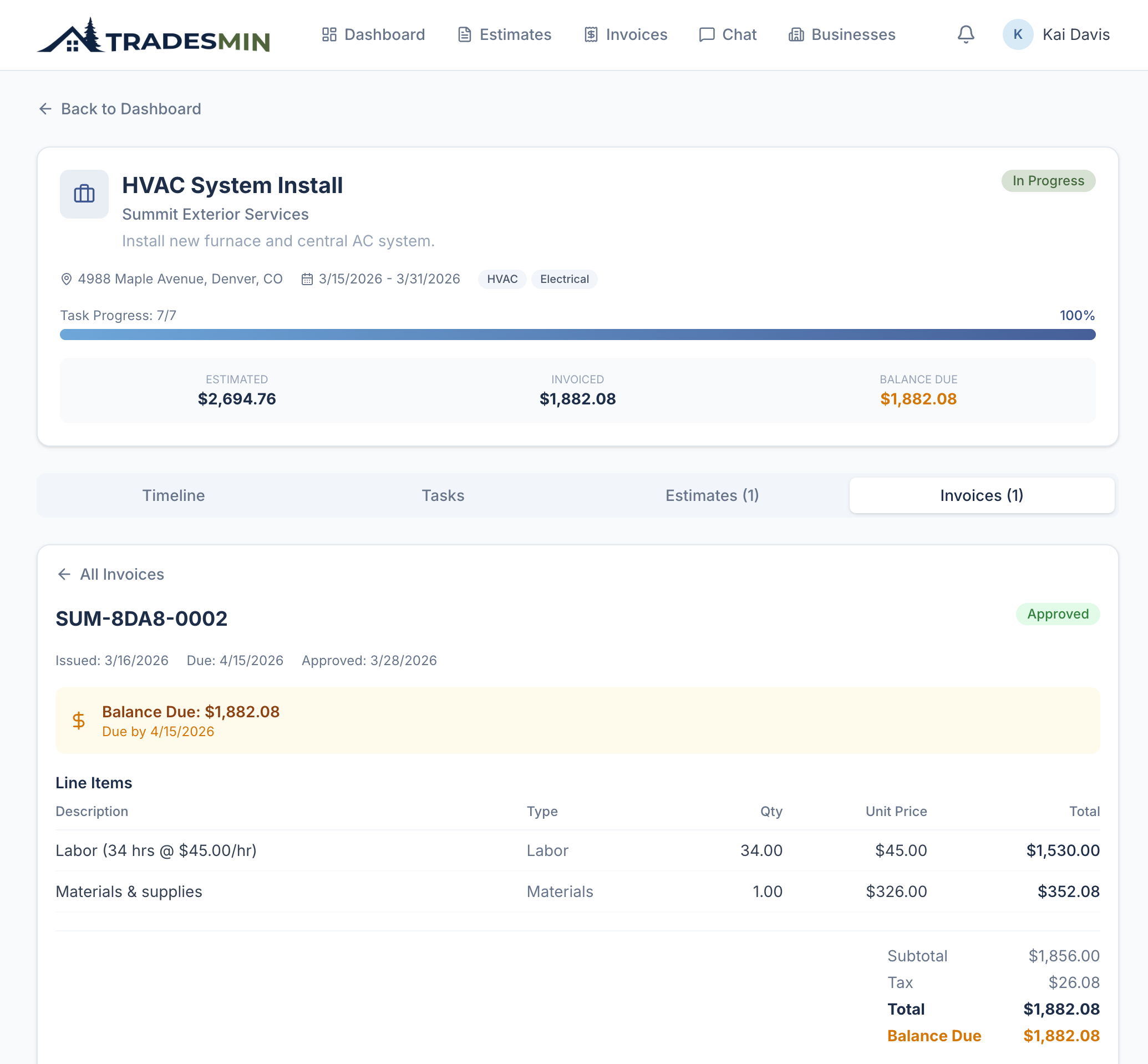 Invoices & Payments